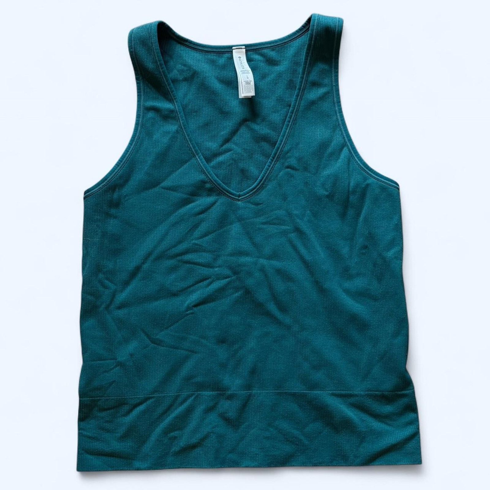 Athleta Altheta Teal Aurora Tank - Size: L Size L / US 10 / IT 46 - 1 Thumbnail