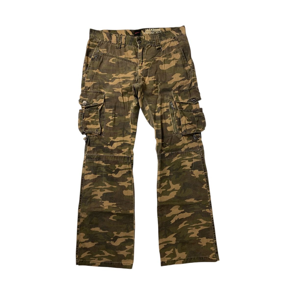 JACKROSE Jackrose Camo Cargo Flared Army Japanese Style Size US 35 - 1 Thumbnail