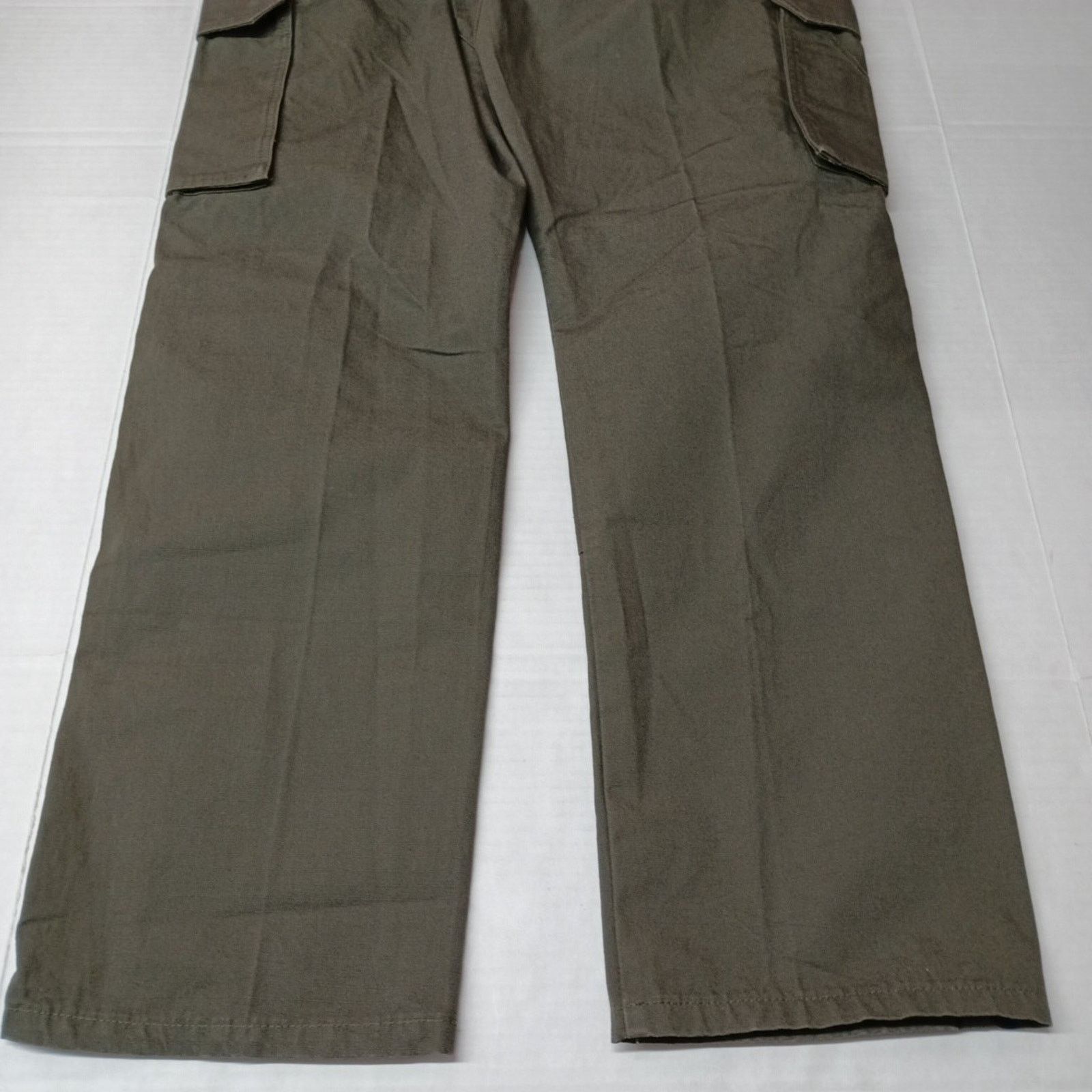 Wrangler Wrangler Ripstop Cargo Pants Men's 34x34 Green Relaxed Fit Size US 34 / EU 50 - 6 Thumbnail