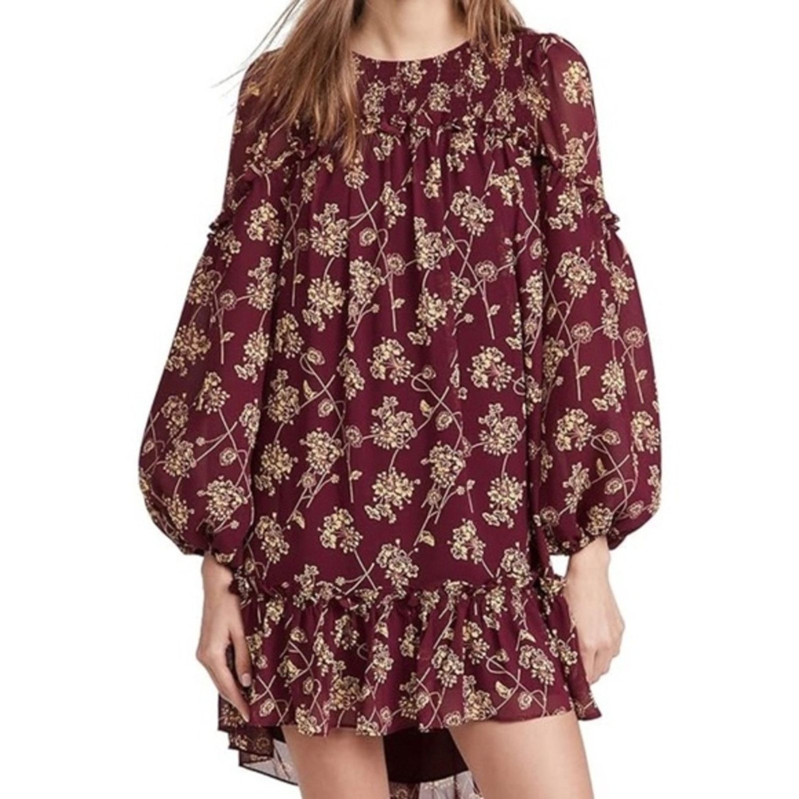 Cinq a Sept Cinq A Sept. Zola Chiffon Shift Dress. Size S / US 4 / IT 40 - 5 Thumbnail