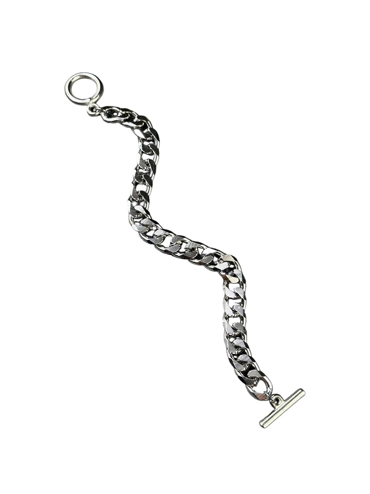Vintage 2000s JAPANESE MADE POLISHED METAL CHUNKY CHAIN BRACELET Size ONE SIZE - 1 Thumbnail