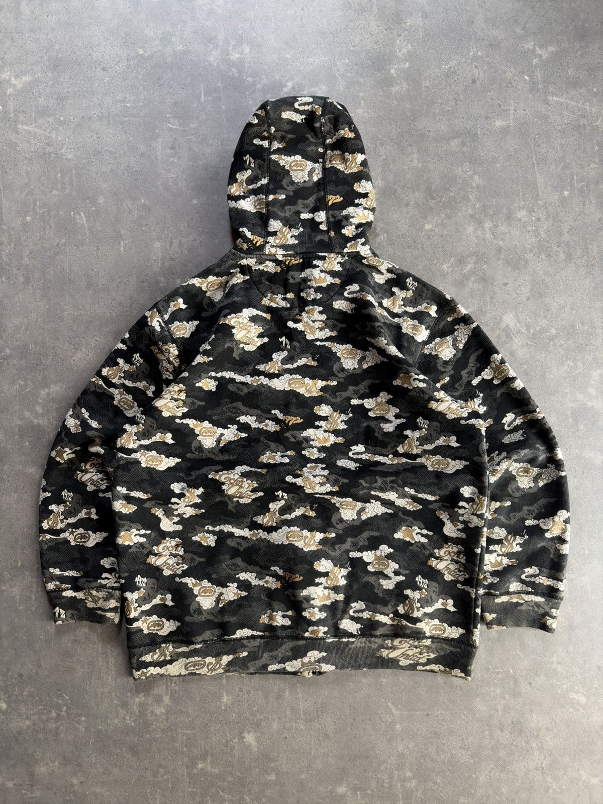 Ecko Unltd. Ecko Unltd Dollar Money AOP Baggy Zip Hoodie XL XXL Size US XL / EU 56 / 4 - 2 Thumbnail