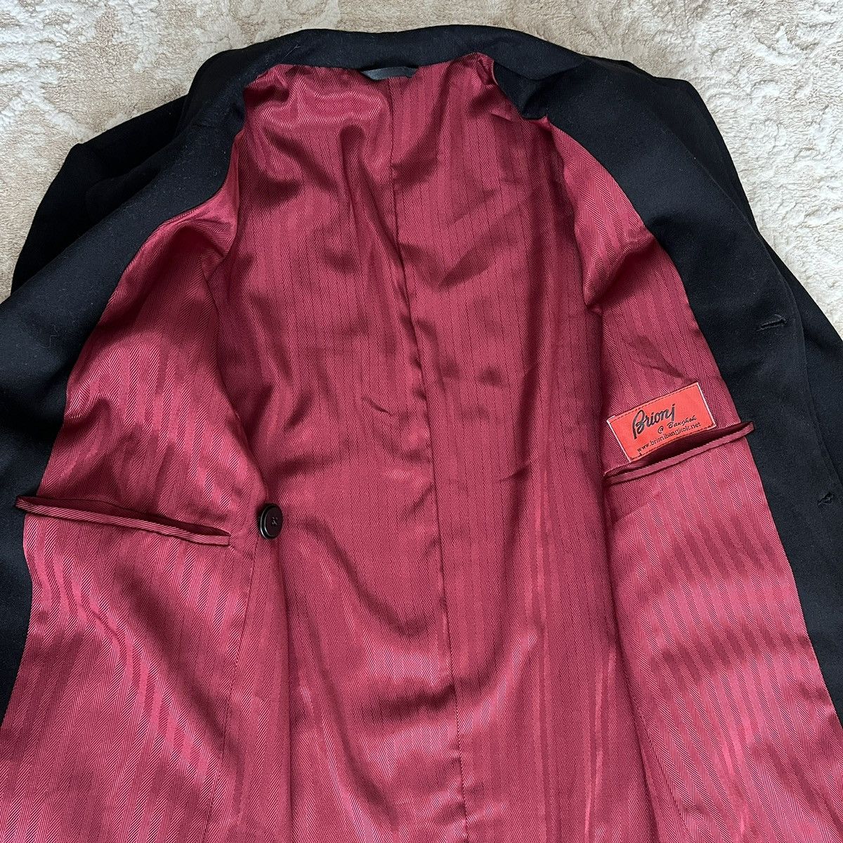 Brioni Brioni @ Bangkok Black Overcoat Wool Size US M / EU 48-50 / 2 - 3 Thumbnail