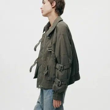 Zara Zara ZW Collection Heavy Utility Buckle Bomber Jacket Size XS / US 0-2 / IT 36-38 - 2 Thumbnail