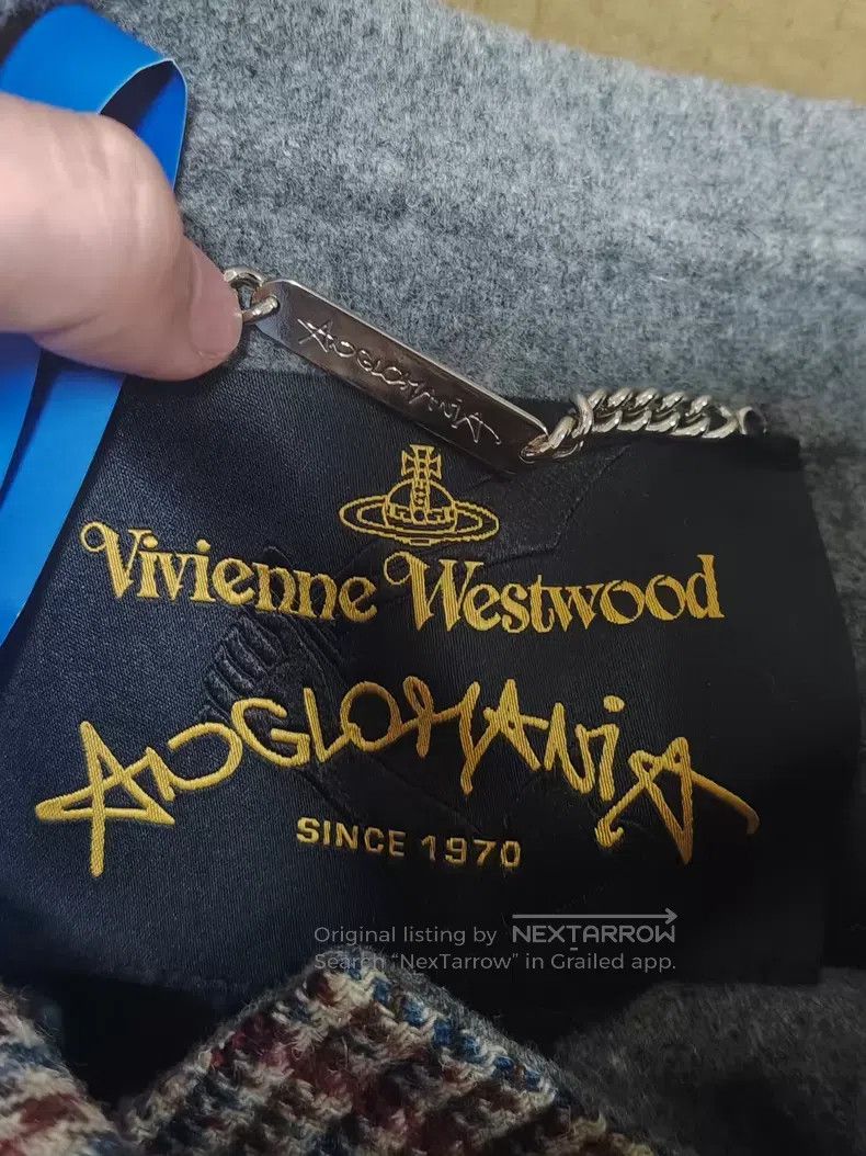 Vivienne Westwood Vivienne Westwood Double-Faced Wool Coat with Scarf (Scarf Size S / US 4 / IT 40 - 4 Thumbnail