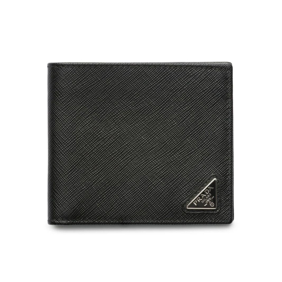 Prada PRADA Black Saffiano Leather Bifold Wallet New & Authentic Size ONE SIZE - 1 Thumbnail