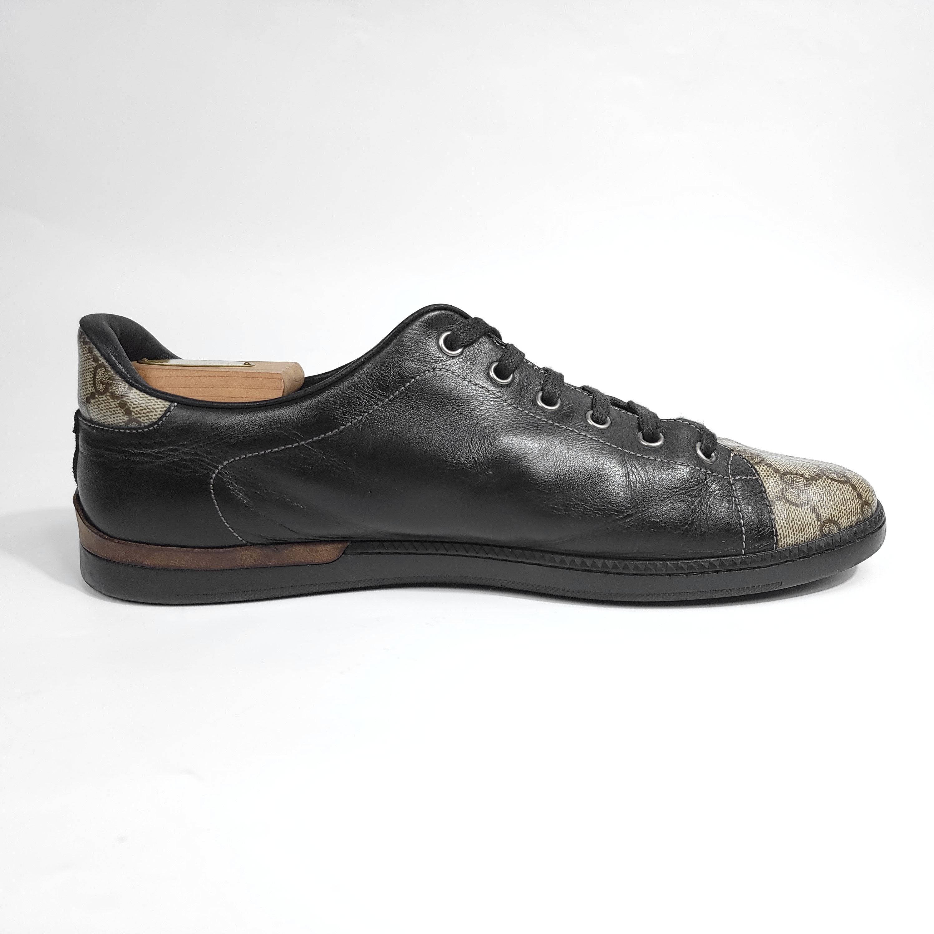 Gucci GUCCI GG Monogram Low Top Leather Sneakers Men's 10 Size US 10 / EU 43 - 2 Thumbnail