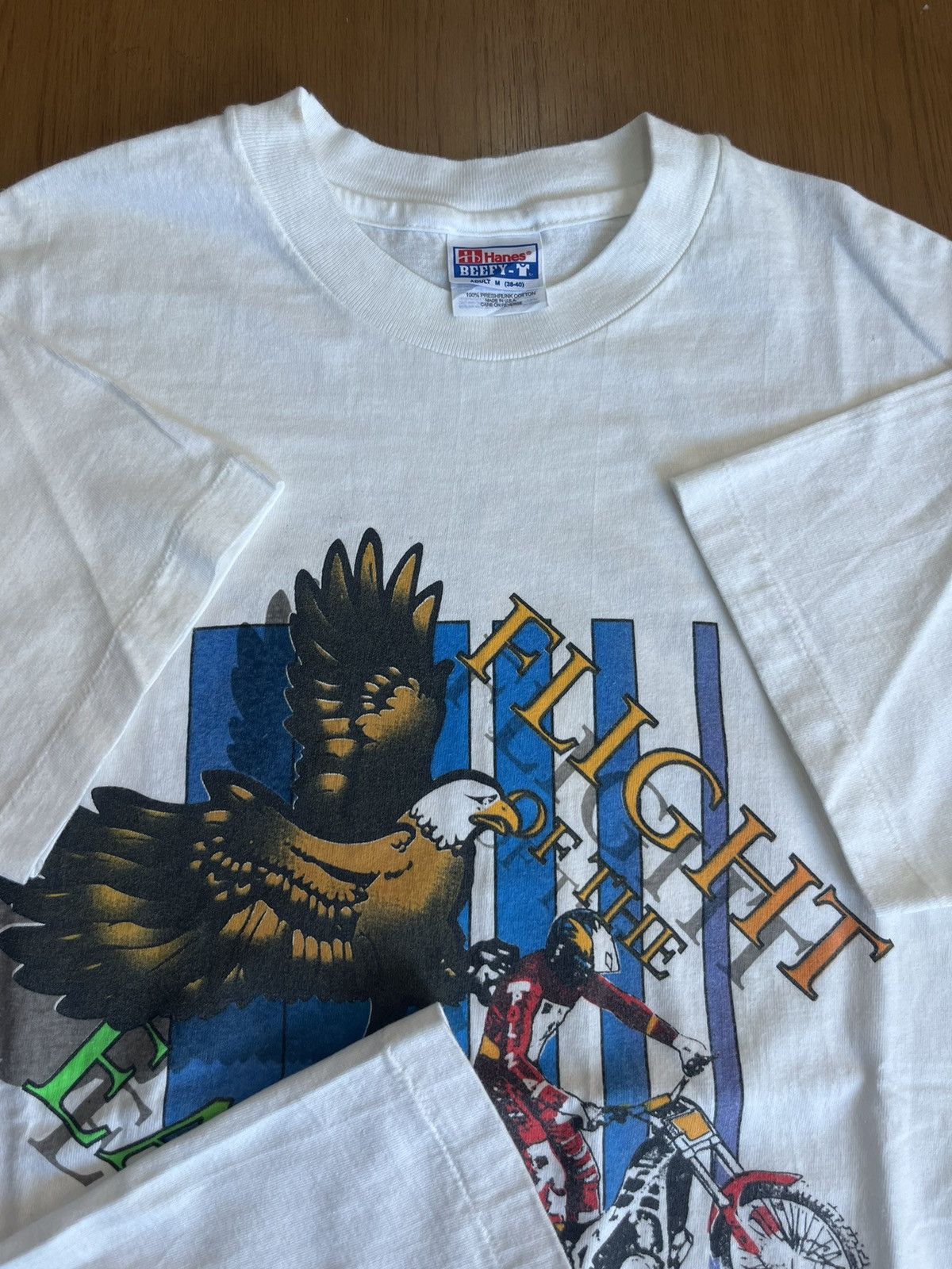 Vintage Vintage FLIGHT OF THE EAGLE TRIALS 1995’s Tshirt Size US M / EU 48-50 / 2 - 8 Thumbnail