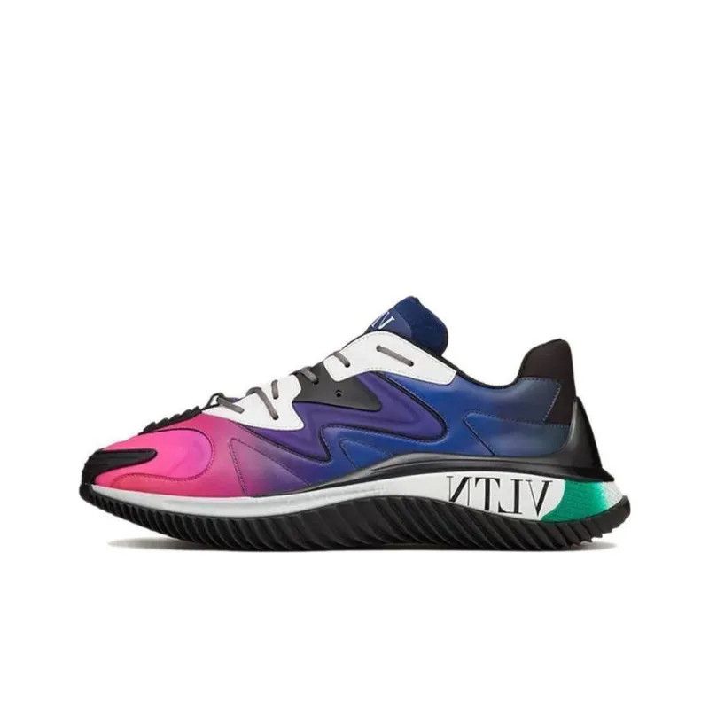 Valentino o1y0525 Logo Low-Top Sneakers in Multicolor Size US 9 / EU 42 - 1 Thumbnail