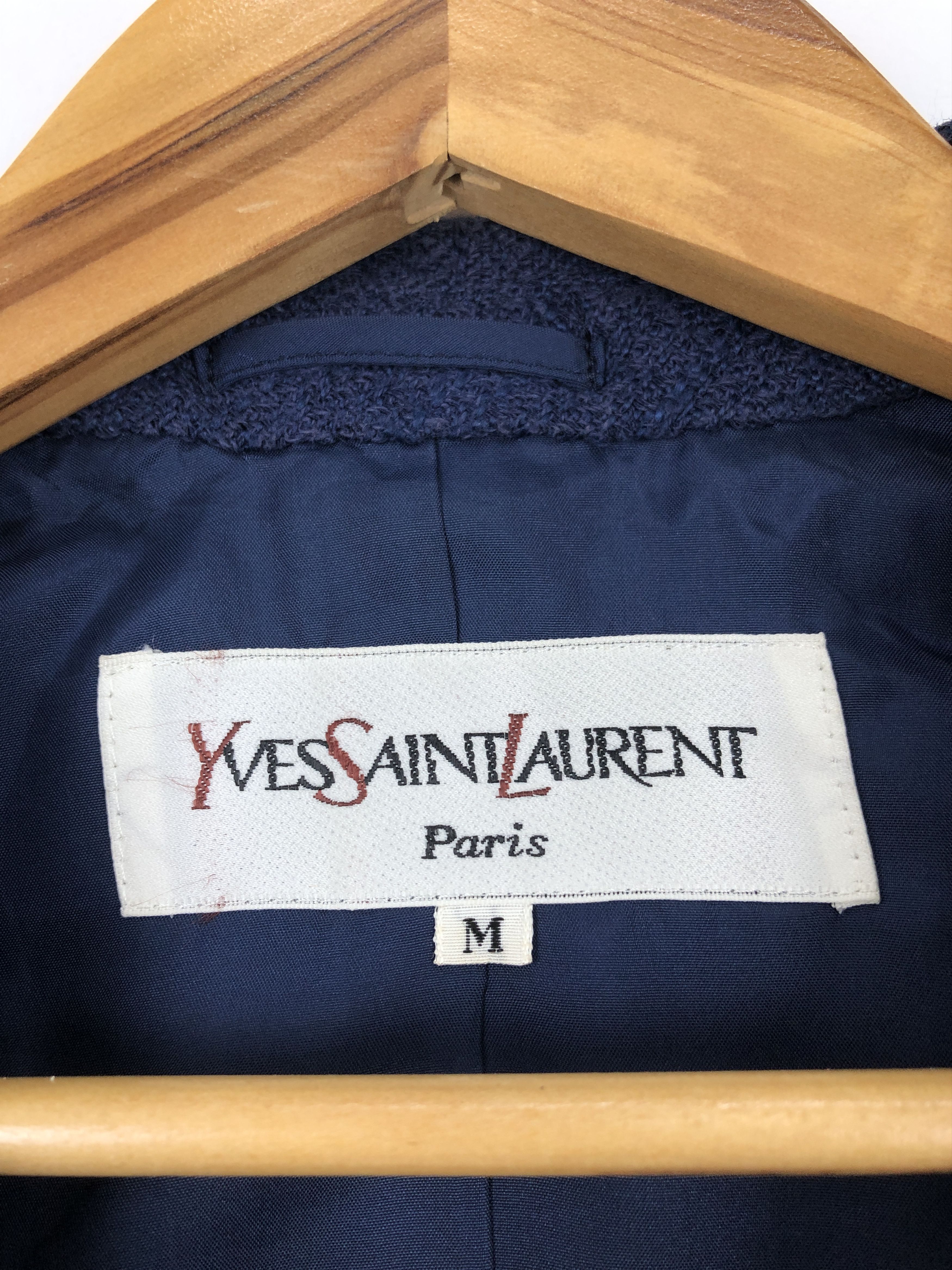 Yves Saint Laurent Vintage Yves Saint Laurent Paris Wool Blazer Jacket Size US M / EU 48-50 / 2 - 5 Thumbnail