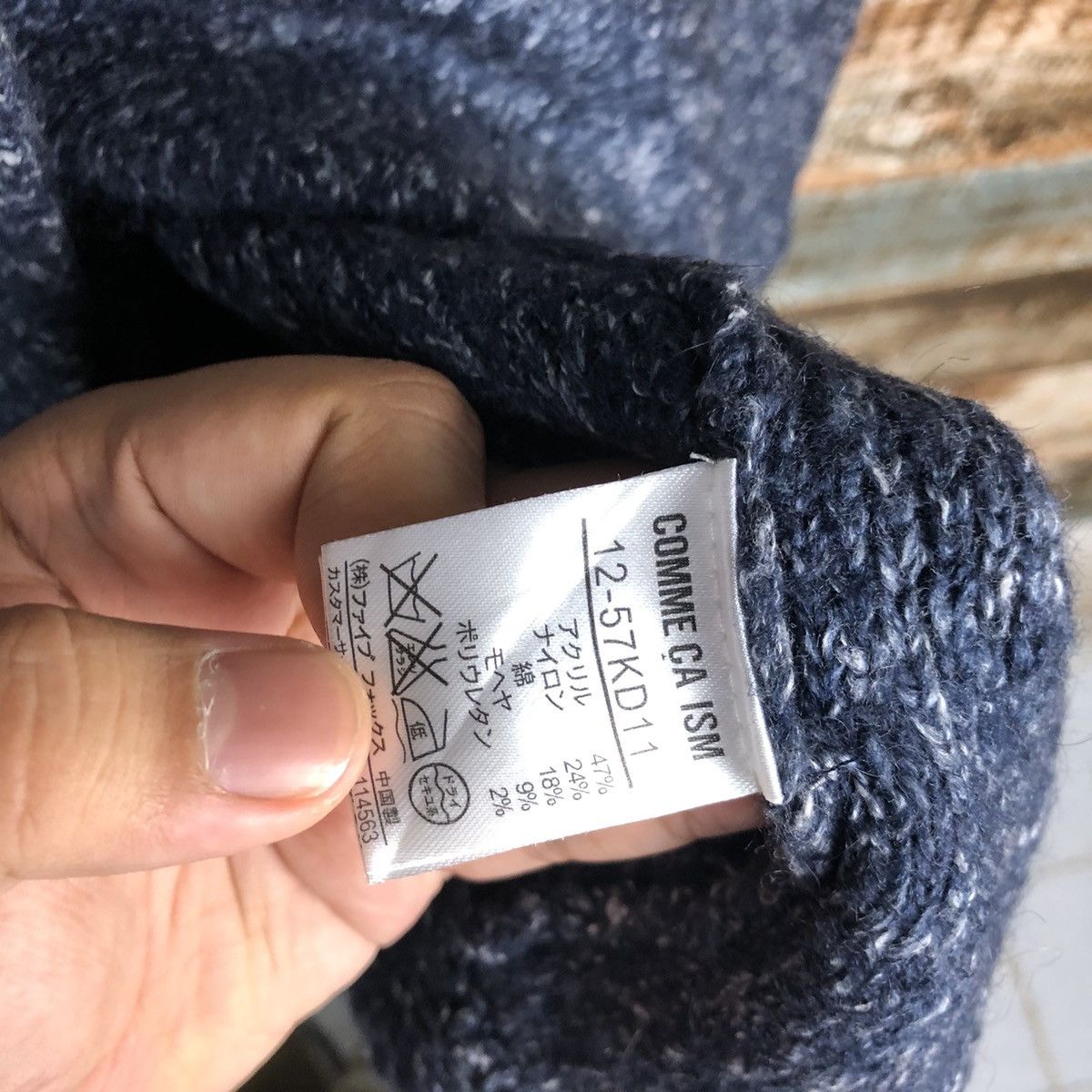 Comme Ca Ism Comme Ca Ism Dark Blue long Cardigan Knitwear #A1468 Size US M / EU 48-50 / 2 - 11 Thumbnail