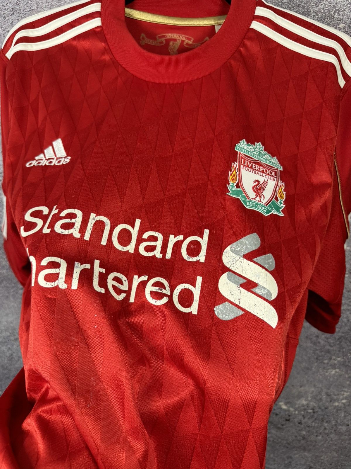 Adidas × Vintage Vintage Liverpool 2010/11 Adidas Soccer Jersey Medium Size US M / EU 48-50 / 2 - 13 Thumbnail