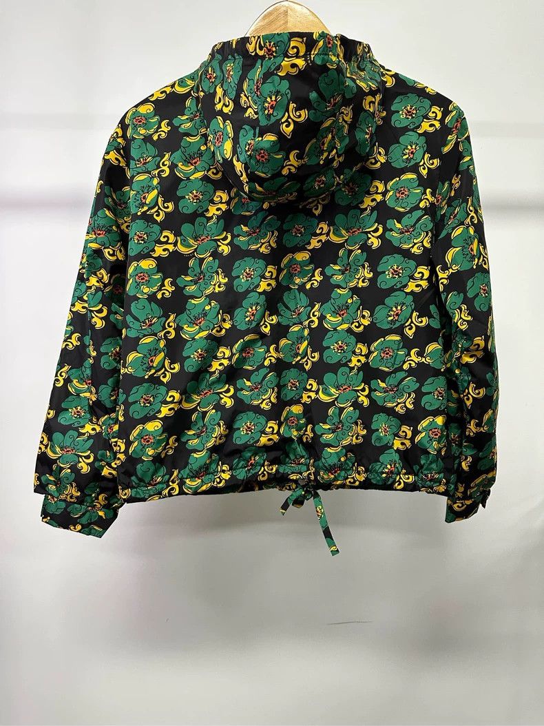 Prada Prada Size 38 Flower-full Indonesian dragon jacket 2501-Nex Size US XXS / EU 40 - 2 Thumbnail