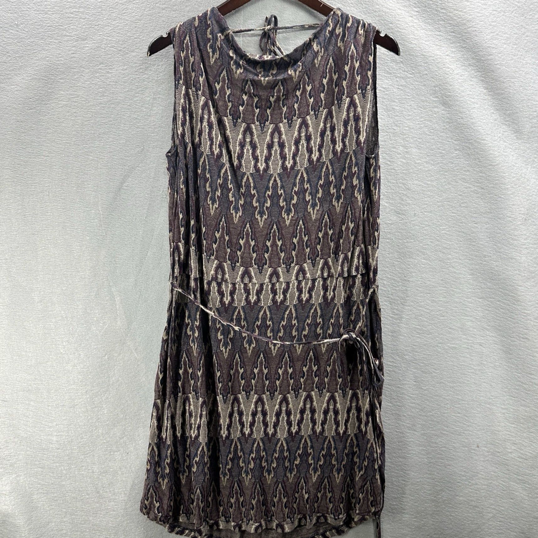 Isabel Marant Isabel Marant Etoile Dress 2 Small Womens Ikat Print Knit Sleeveless Quiet Lux Size S / US 4 / IT 40 - 2 Thumbnail