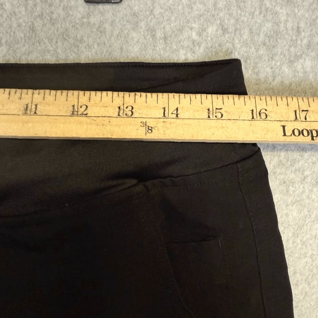Vintage Figs Technical Collection Women's L Black Ankle Length Scrubs Pants Shirt? Size 36" / US 14 / IT 50 - 5 Thumbnail