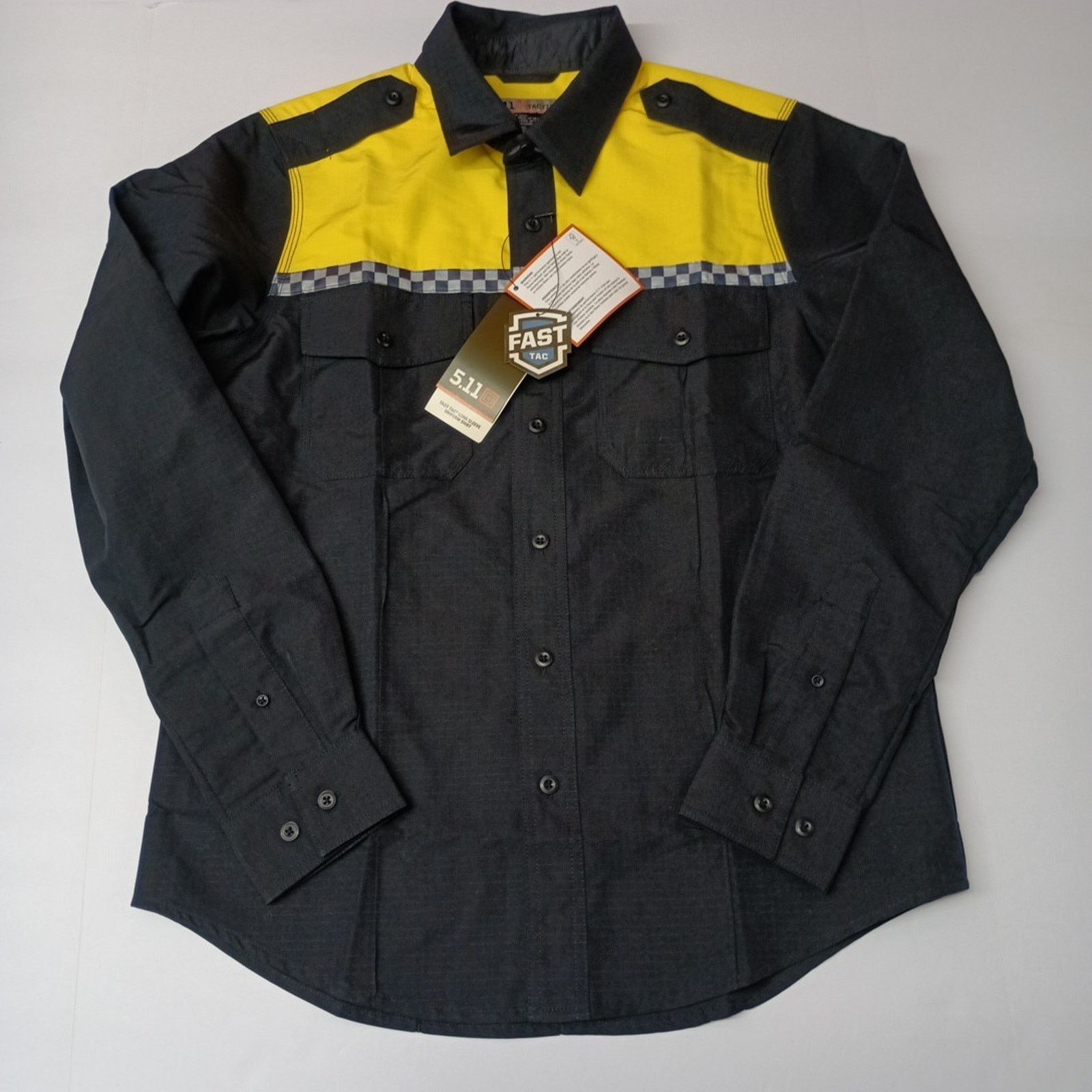 5.11 5.11 Tactical Shirt Men's Size S Blue Yellow Button Up NWT Size US S / EU 44-46 / 1 - 1 Thumbnail