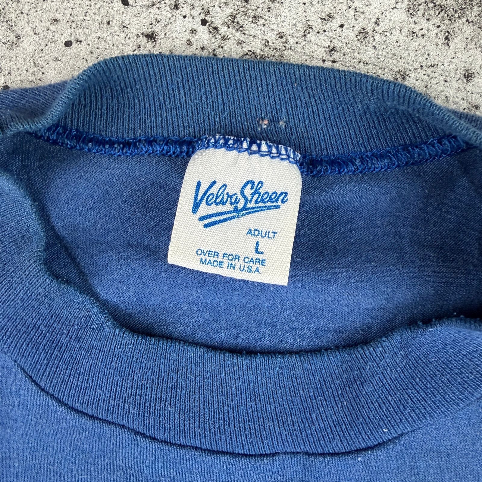 Velva Sheen Vintage 90s Basketball Hall Of Fame T Shirt Size Medium Size US L / EU 52-54 / 3 - 3 Thumbnail