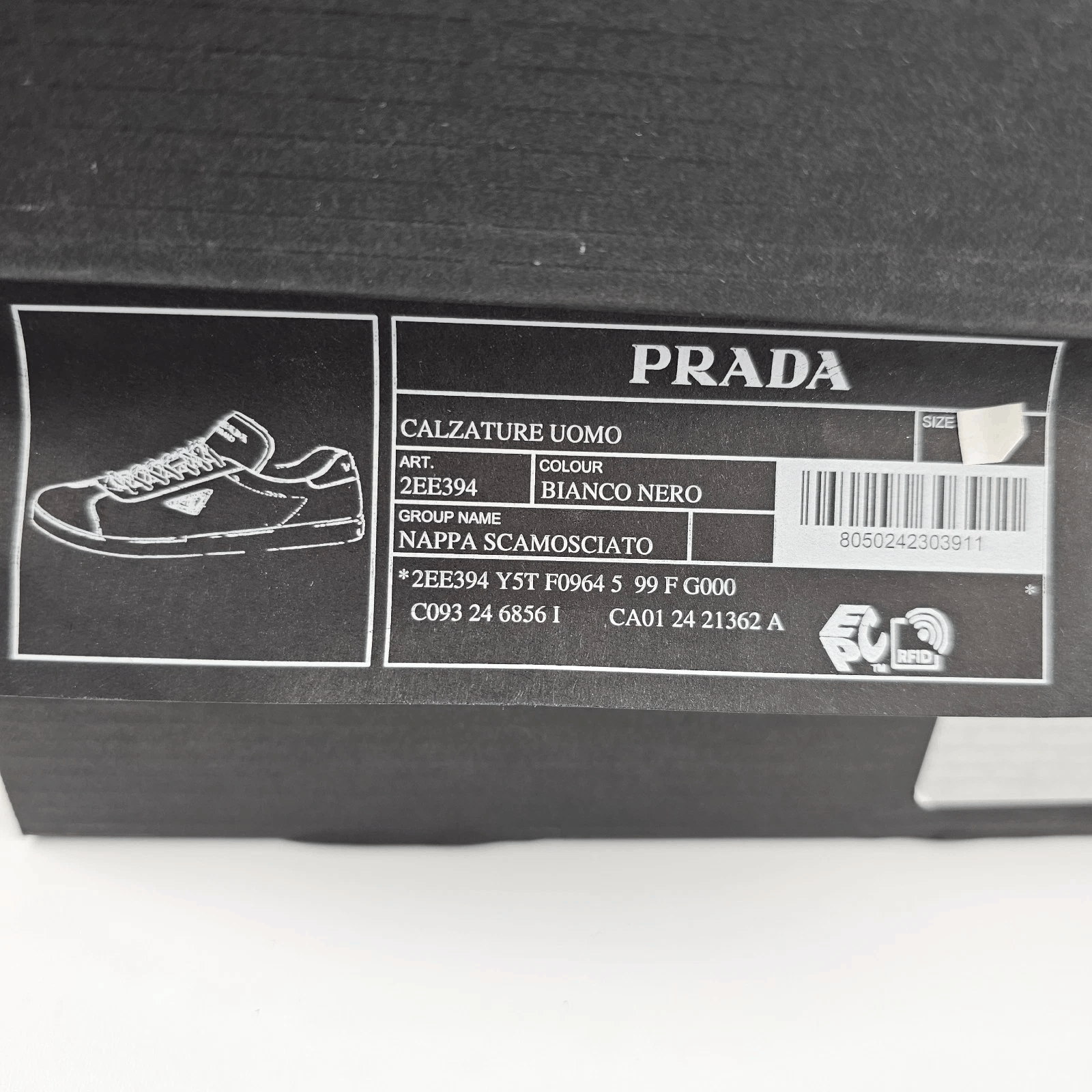 Prada PRADA Lane White Sneakers New UK 7 Size US 8 / EU 41 - 6 Thumbnail