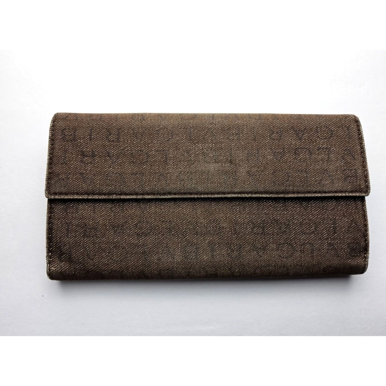 Bvlgari Bvlgari Signature Trifold Full Size Long Wallet Women Brown 7.5x4 Wallet Size ONE SIZE - 3 Thumbnail