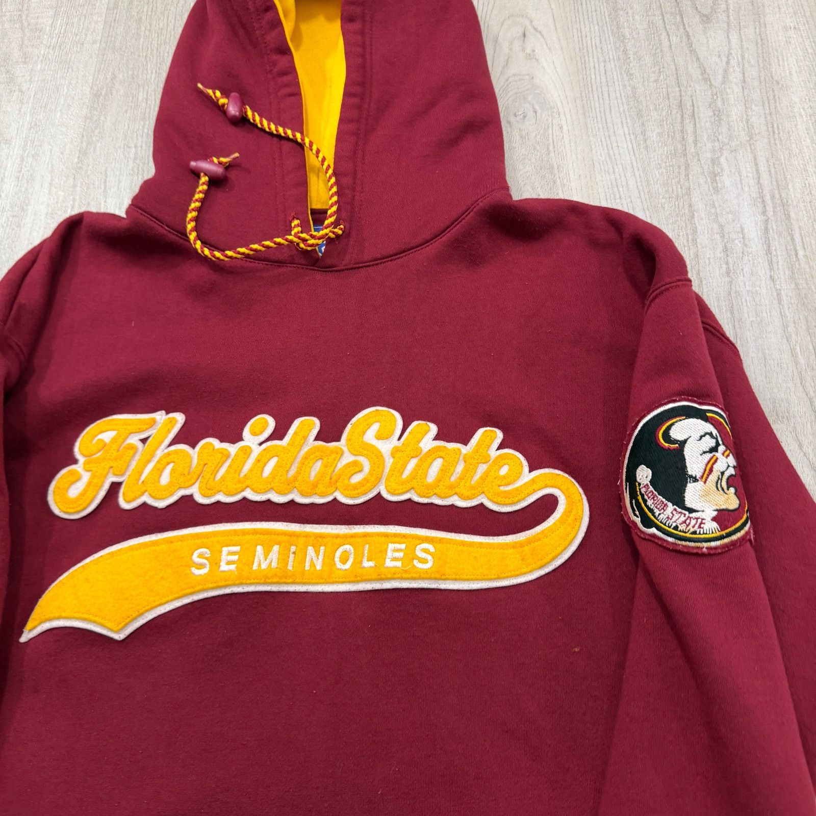Starter Vintage Starter Florida State Seminoles Hoodie Men's Large Size US L / EU 52-54 / 3 - 3 Thumbnail
