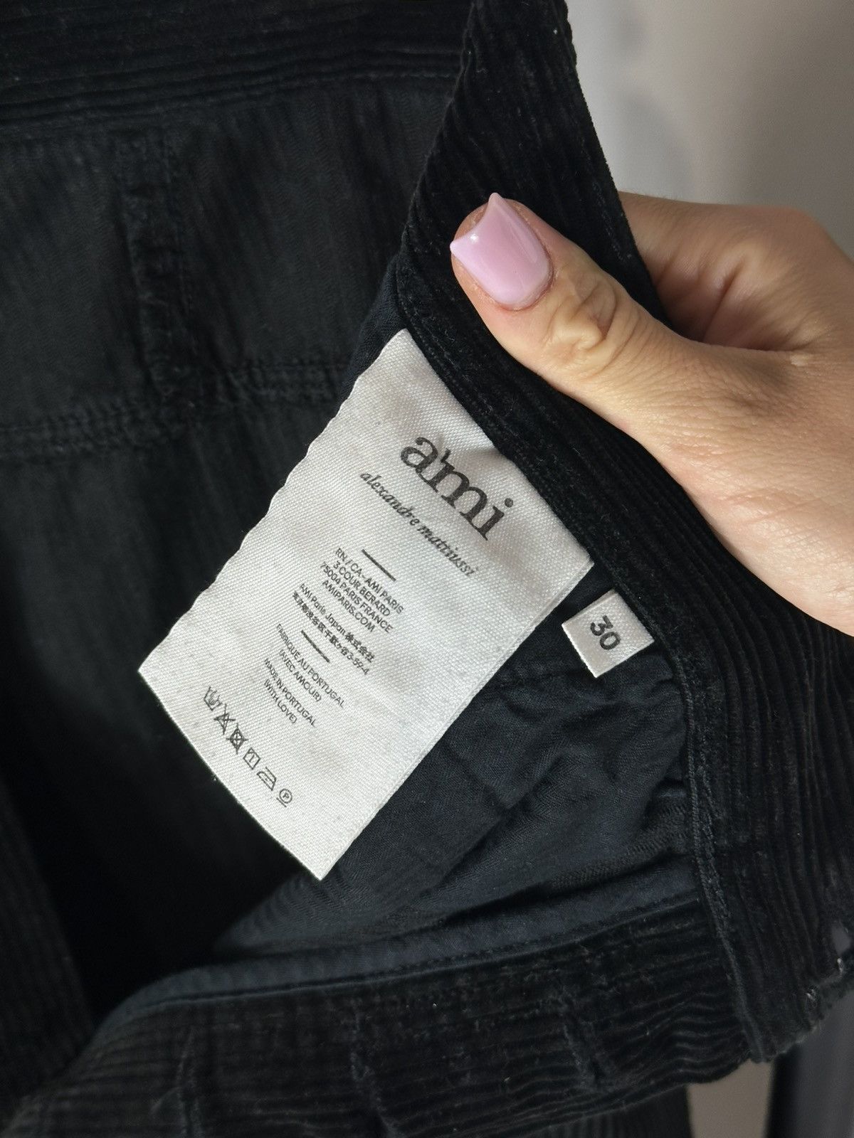 AMI Ami Paris Corduroy Pants - Regular Fit Size US 32 / EU 48 - 6 Thumbnail