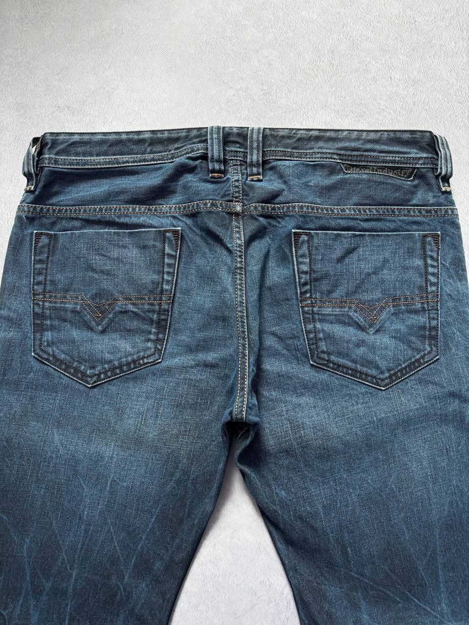 Diesel Diesel Safado 0823l Washed Dark Blue Denim Jeans Size US 32 / EU 48 - 3 Thumbnail