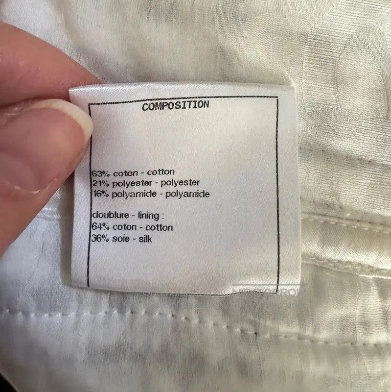 Chanel Chanel White Jacket for Women . Size XS / US 0-2 / IT 36-38 - 7 Thumbnail