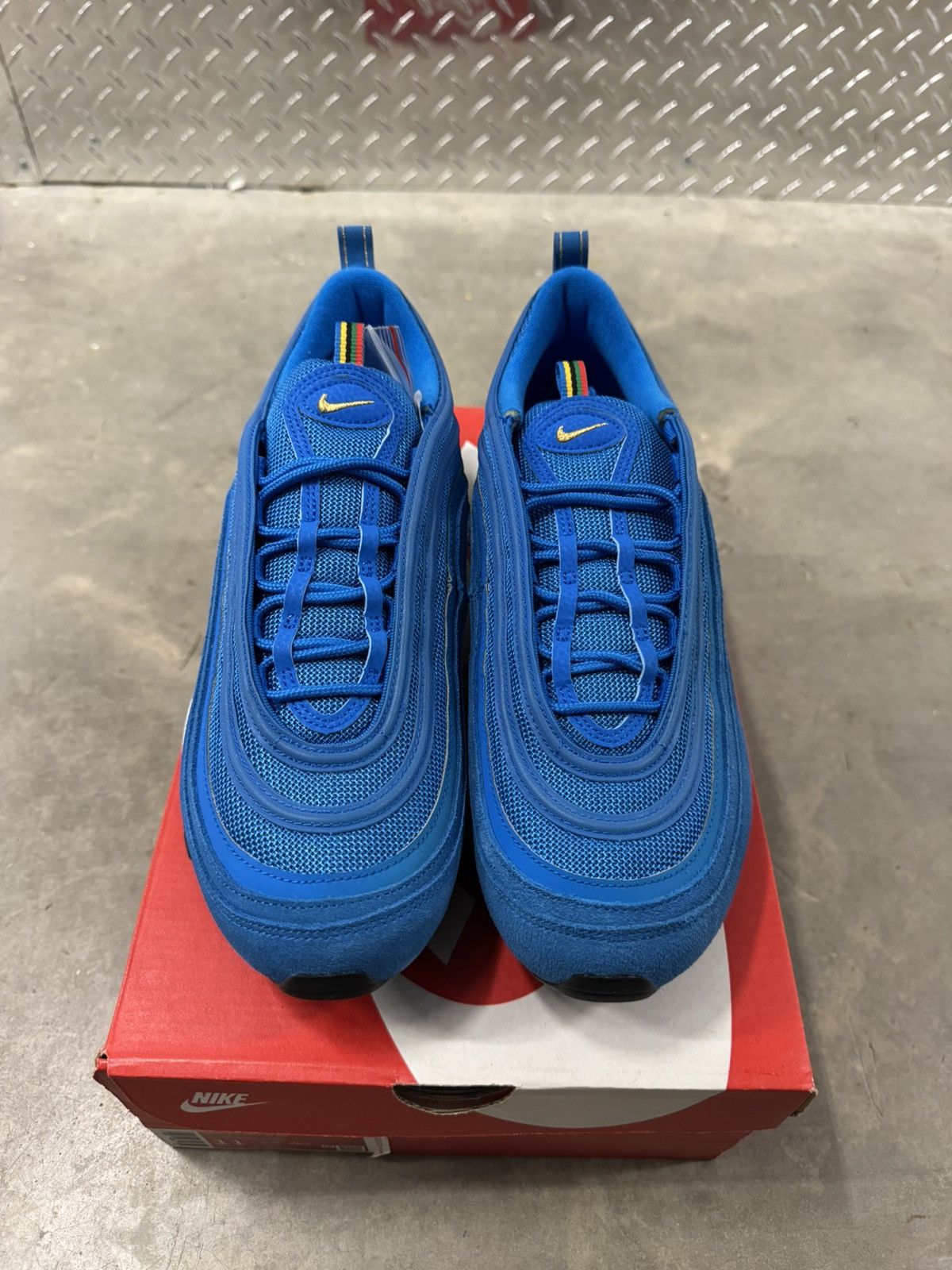 Nike Nike Air Max 97 QS Olympic Rings Blue Size 11 Size US 11 / EU 44 - 4 Thumbnail