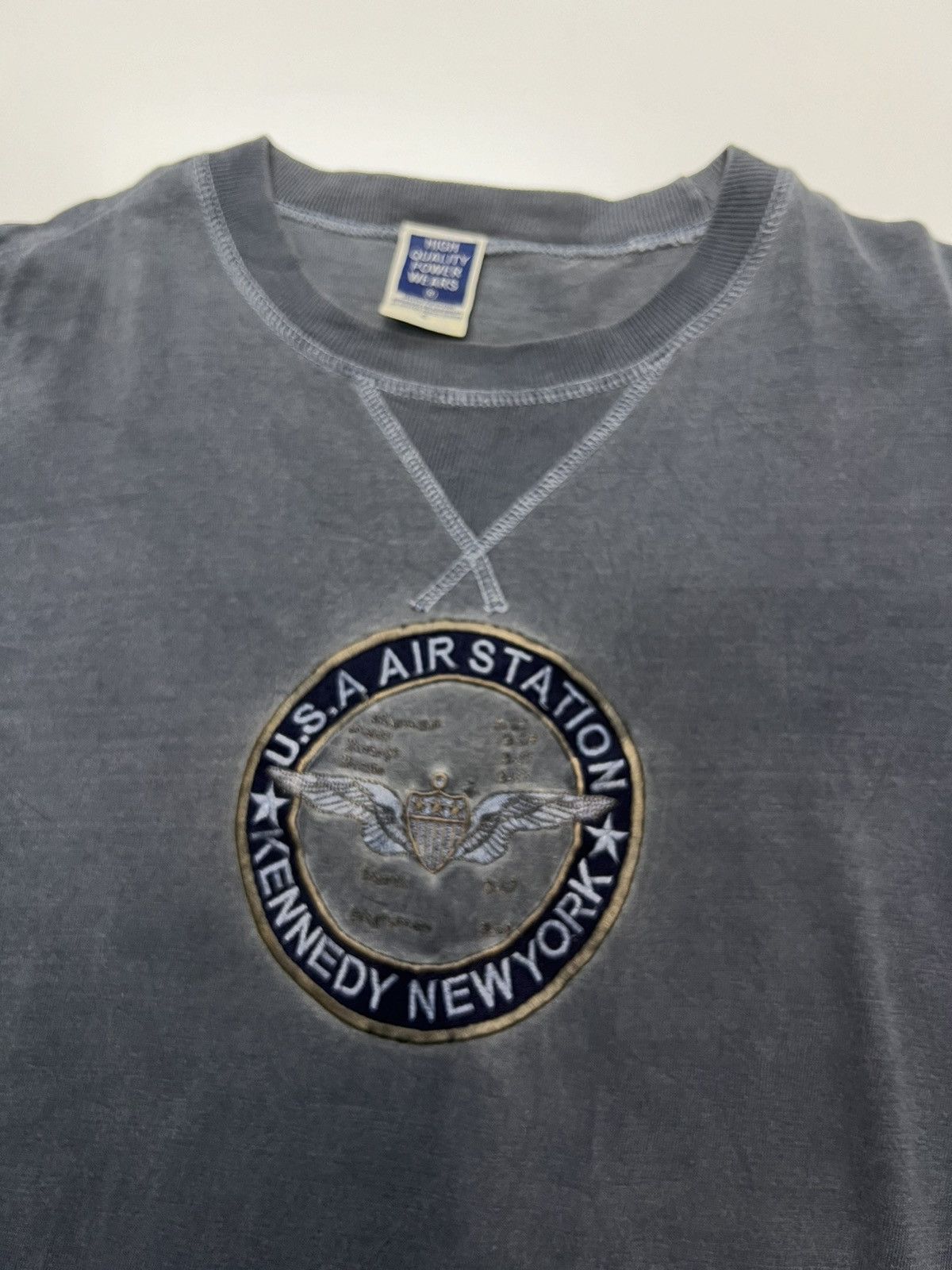 Vintage 🔥VINTAGE US AIR STATION KENNEDY NEW YORK TEES Size US S / EU 44-46 / 1 - 2 Thumbnail