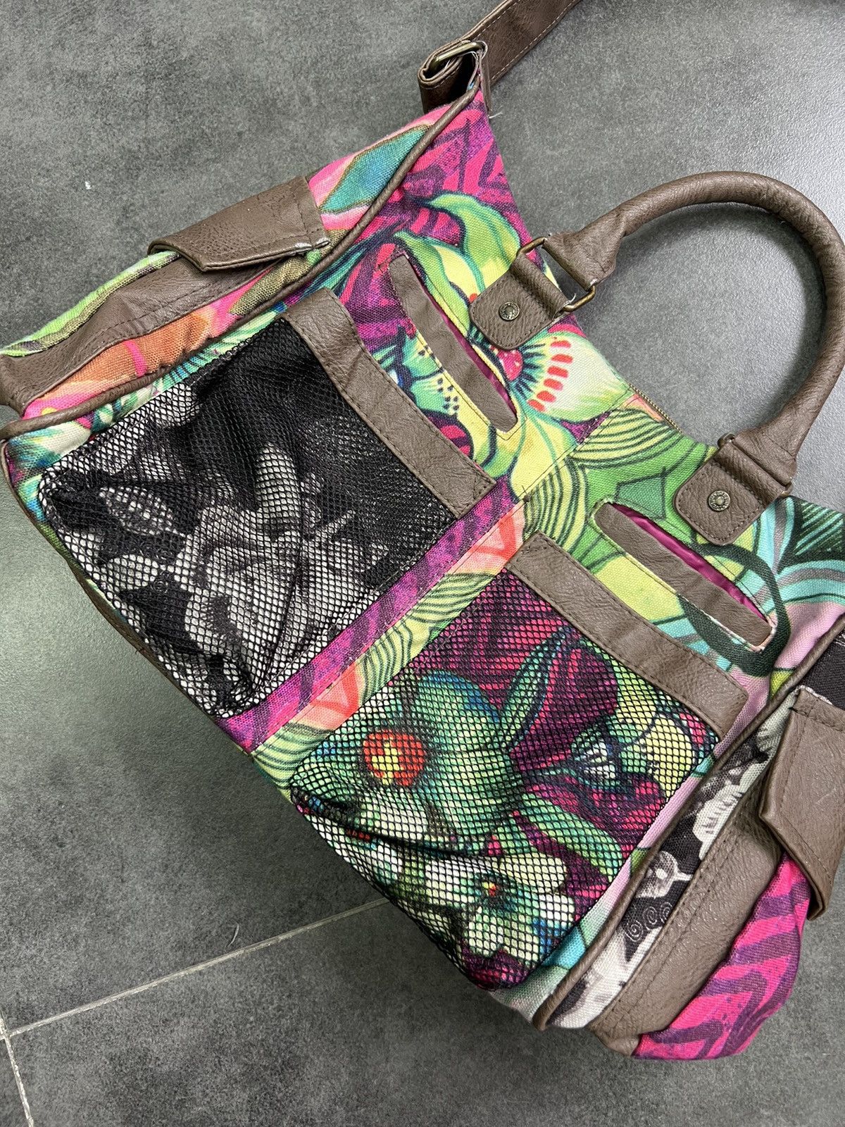 Designer × Desigual Jean Paul Gaultier JPG style Desigual Vintage crazy bag Size ONE SIZE - 7 Thumbnail