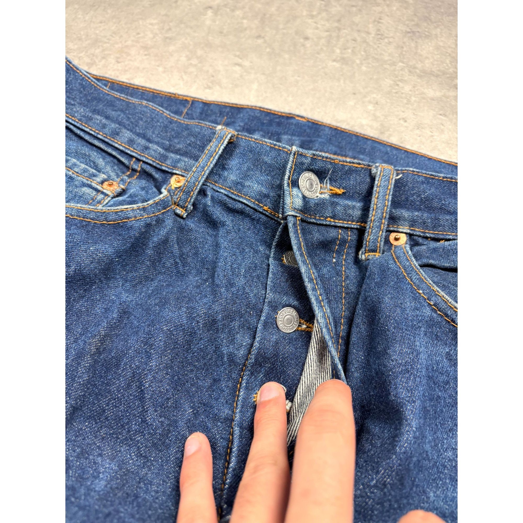 Levi's Vintage Levis 501 Distressed Raw Hem Denim Jeans 34x30 stree Size US 34 / EU 50 - 8 Thumbnail