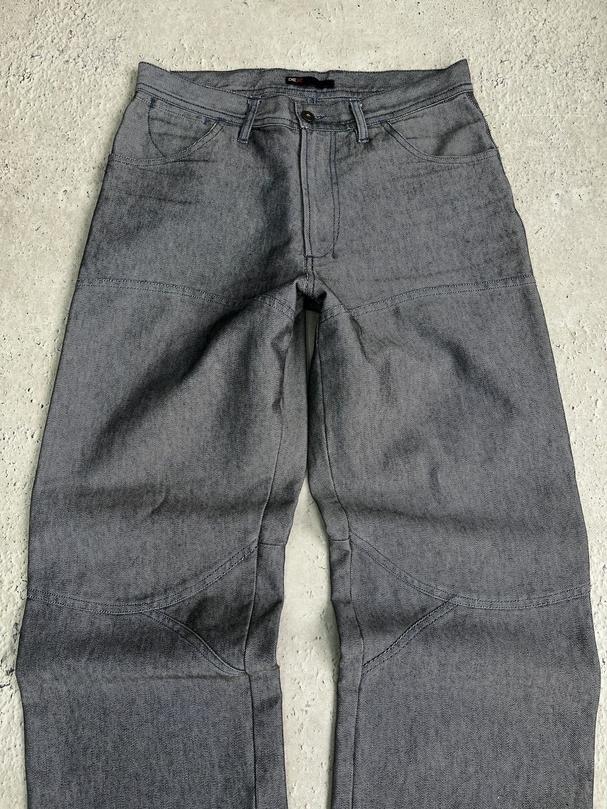 JNCO Metallic wide leg baggy rap pants y2k style streetwear Size US 34 / EU 50 - 2 Thumbnail