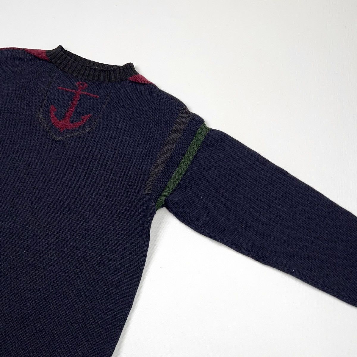 Jean Paul Gaultier Jean Paul Gaultier Vintage Knit Sweater Anchor Archive Size US XL / EU 56 / 4 - 10 Thumbnail