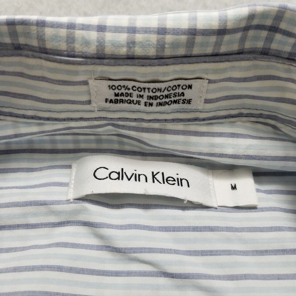 Calvin Klein Calvin Klein Shirt Mens Medium Plaid Button Up Long Sleeve Size US M / EU 48-50 / 2 - 8 Thumbnail