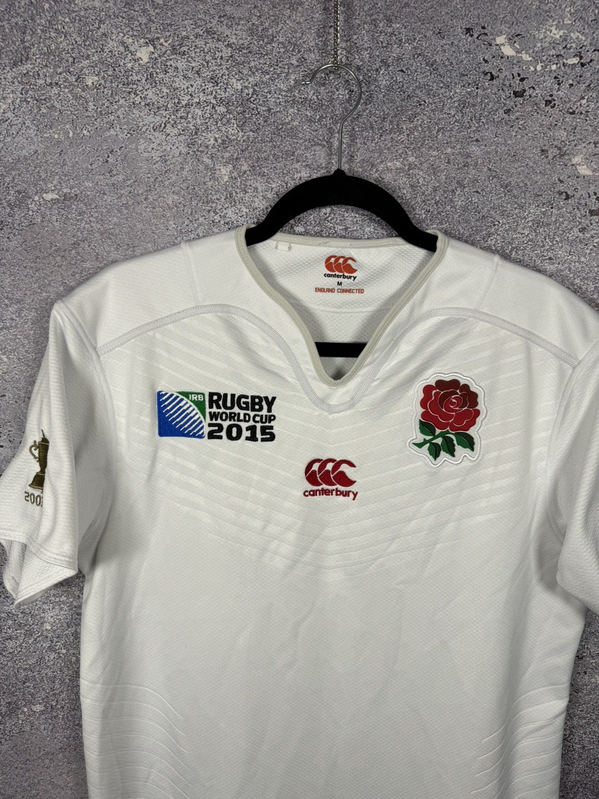 Canterbury of New Zealand England Rugby Union 2015 World Cup Canterbury Jersey Medium Size US M / EU 48-50 / 2 - 3 Thumbnail