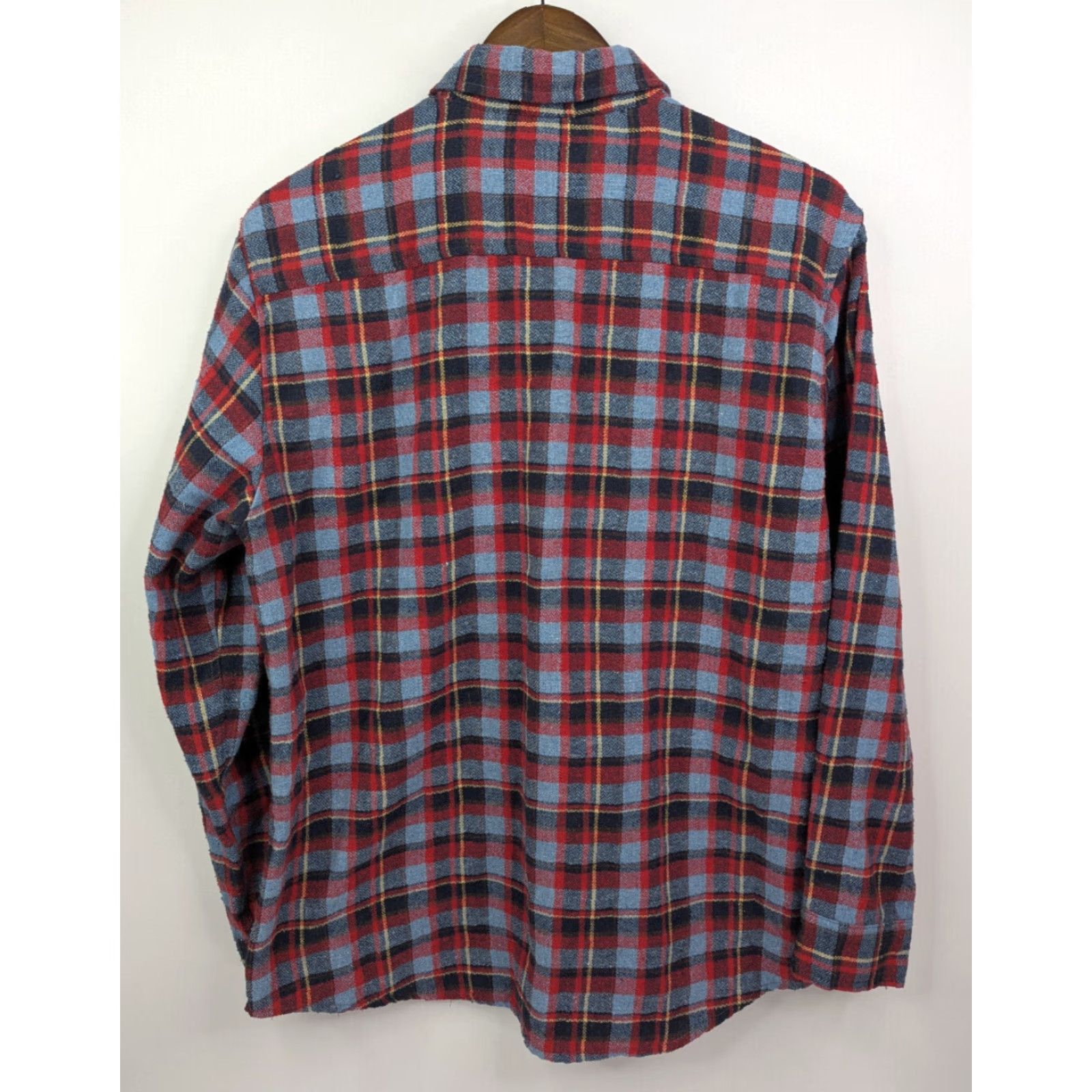CO Molokai Surf Co Shirt Mens Medium Long Sleeve Button Up Flannel Red Plaid Pocket Classic Colorful Outdoor Surfer Size US M / EU 48-50 / 2 - 4 Thumbnail