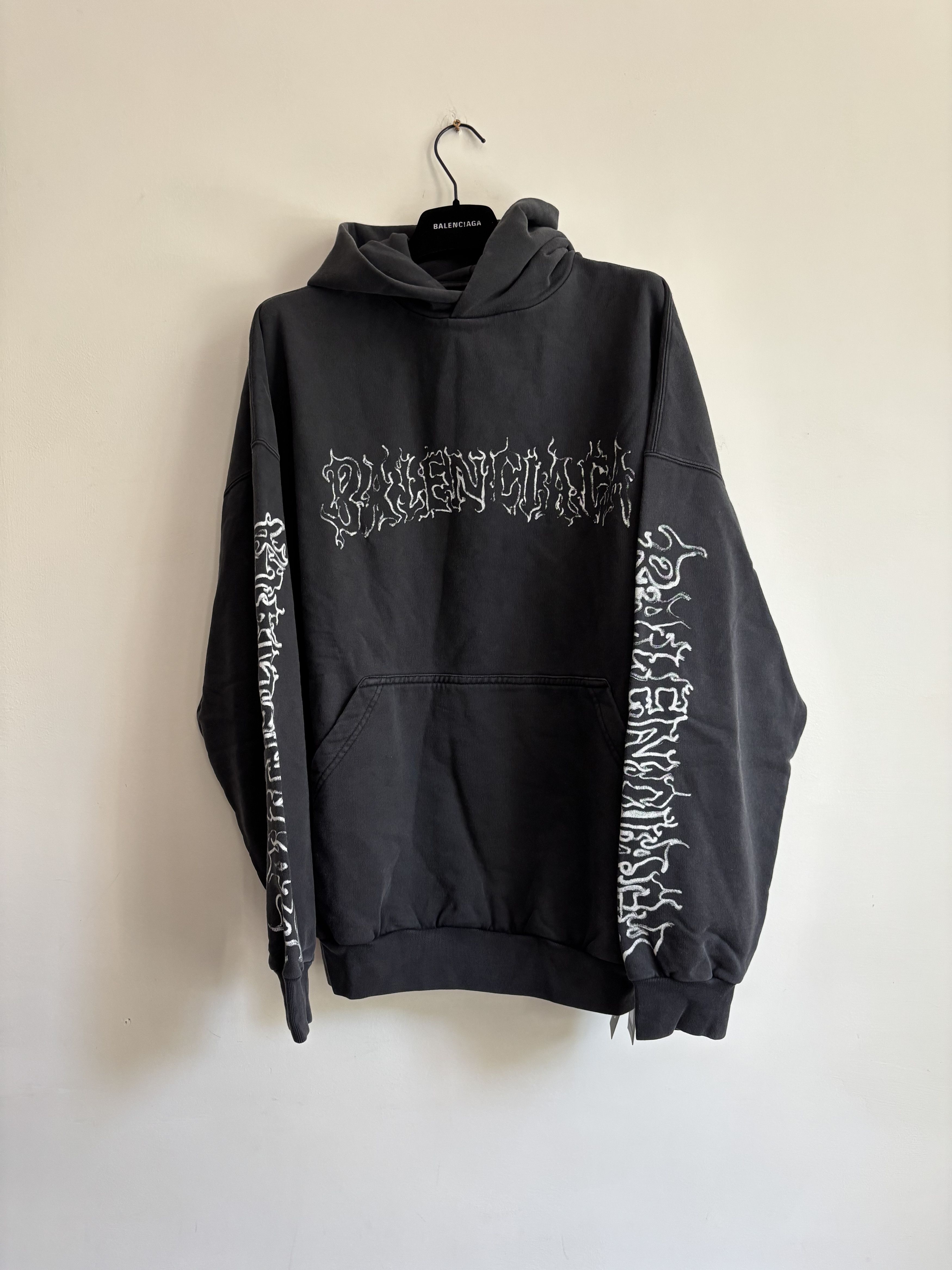 Balenciaga Metal outline hoodie | Grailed