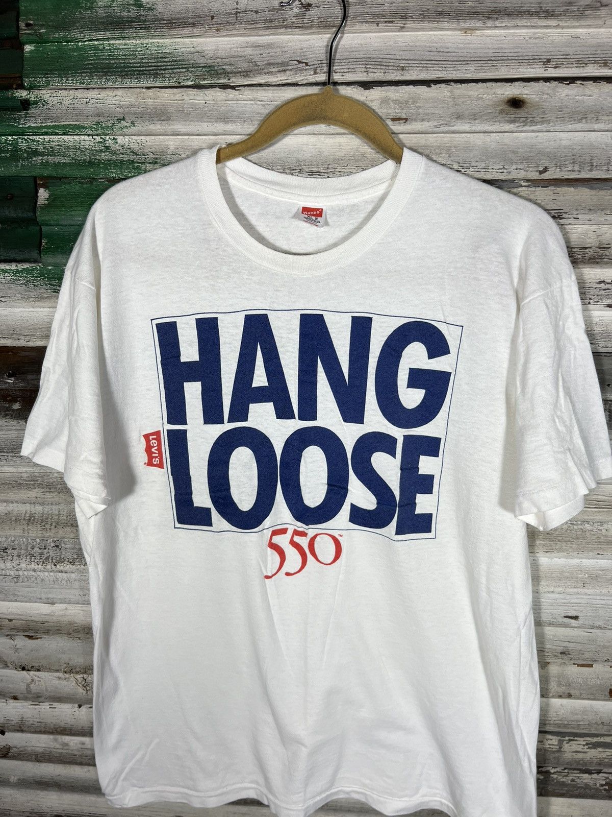 Levi's × Vintage Vintage Levi’s 550 Hang Loose Shirt Size US XL / EU 56 / 4 - 3 Thumbnail