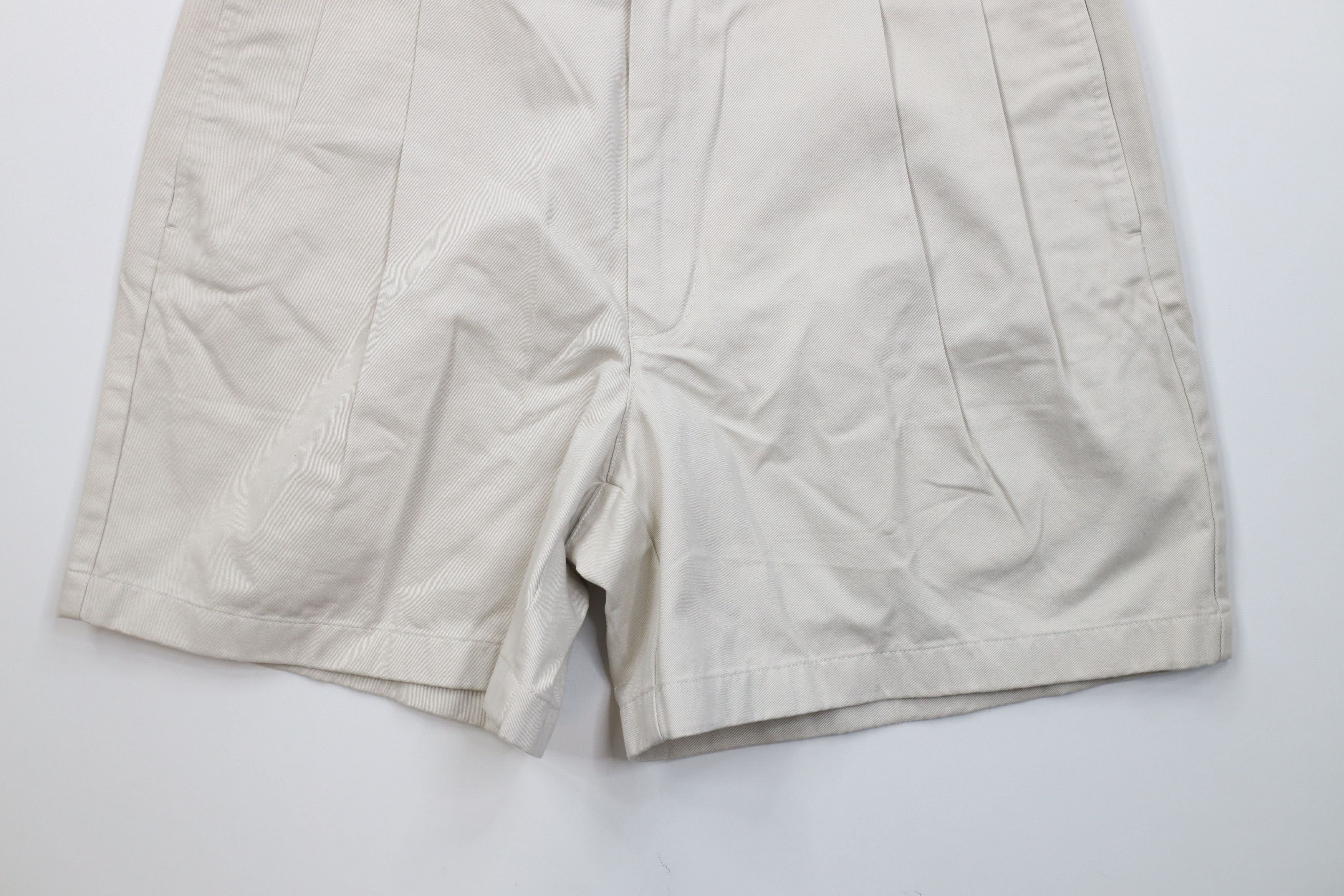 Lands' End Deadstock Vintage 90s Lands End Above Knee Chino Shorts Size US 34 / EU 50 - 4 Thumbnail