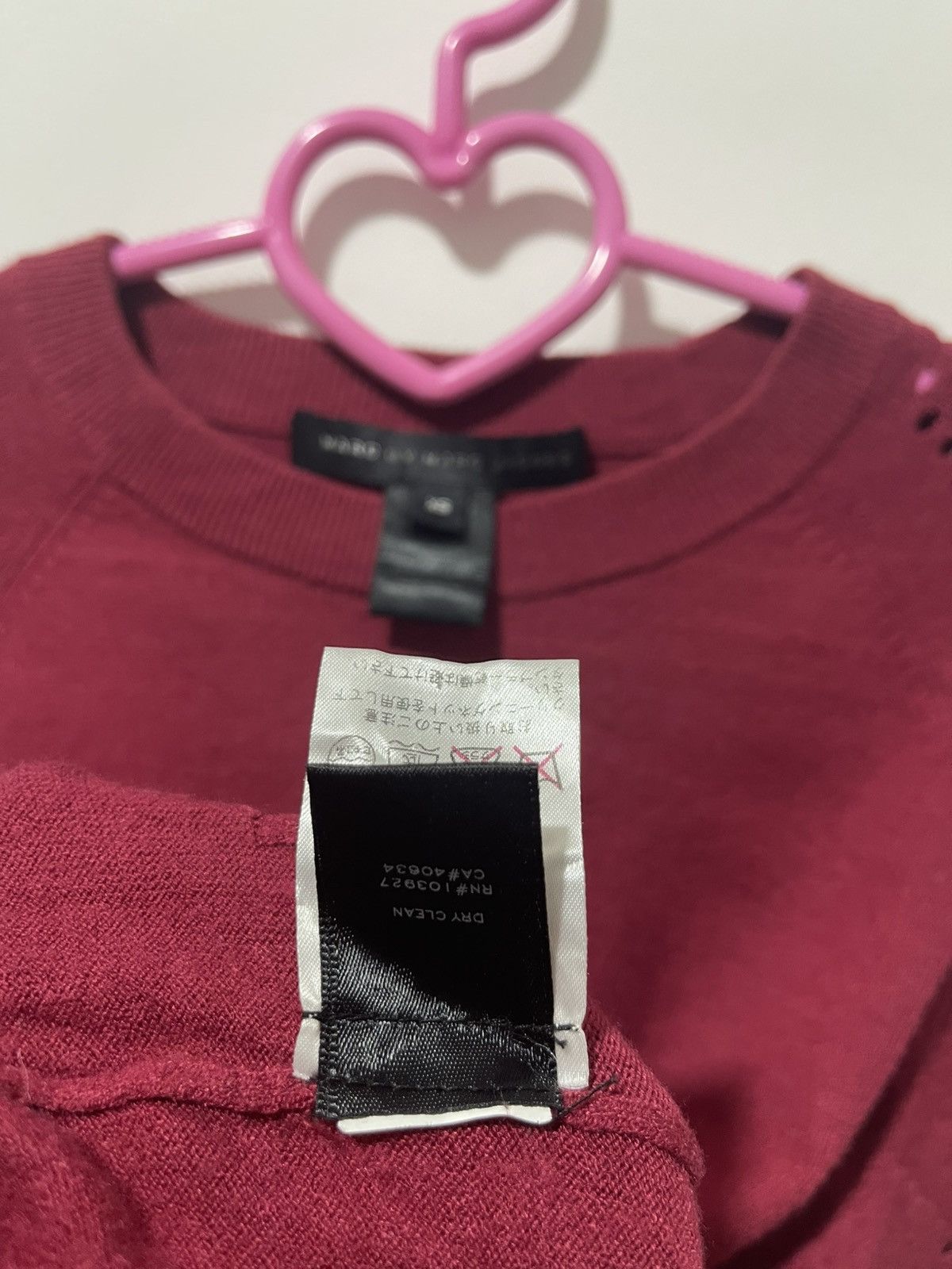 Marc by Marc Jacobs Rare MARC BY MARC JACOBS Red Sweatshirt Size XS / US 0-2 / IT 36-38 - 9 Thumbnail