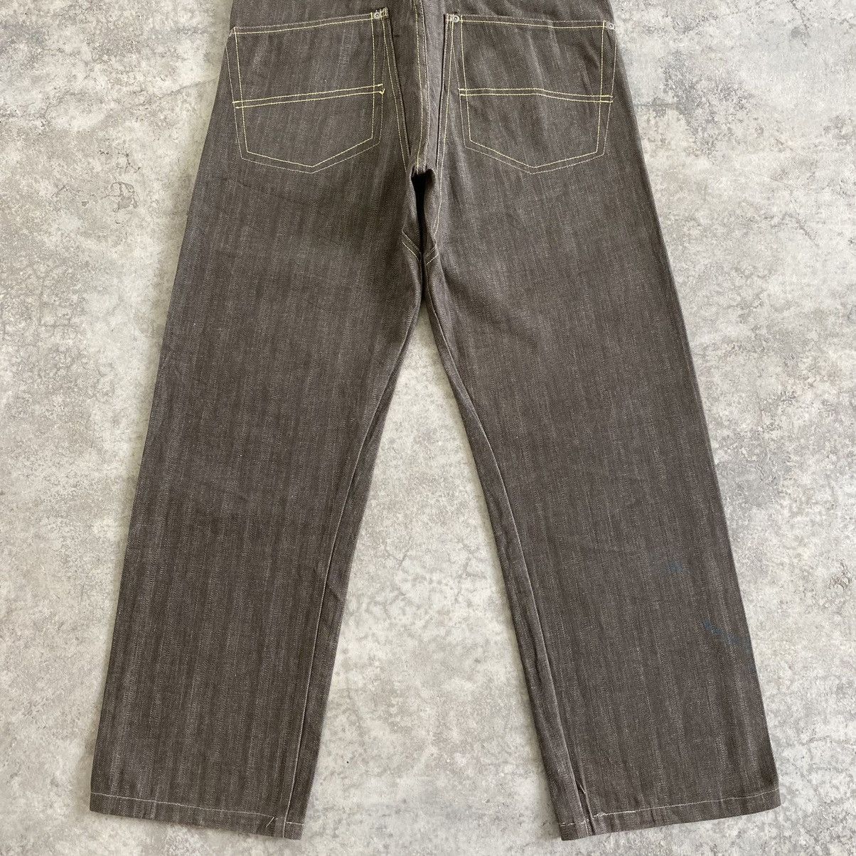 Japanese Brand Vintage Bivouac Japan Double knee HBT Workwear Denim Size US 32 / EU 48 - 15 Thumbnail