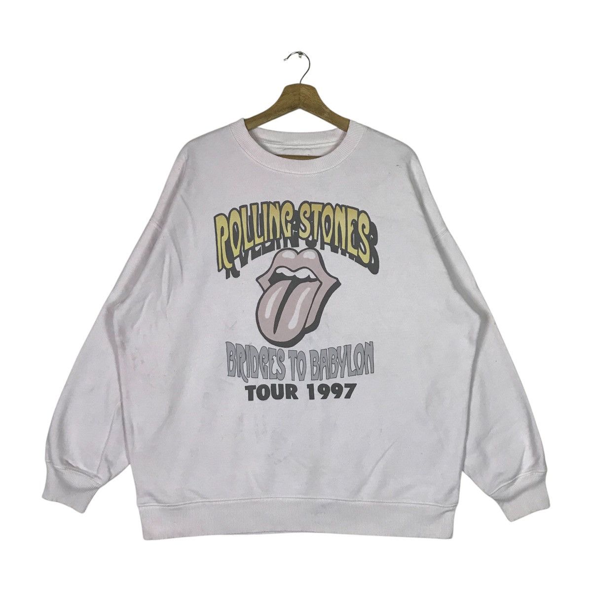 American Eagle Outfitters Vintage American Eagle Rolling Stones Pullover Jumper Size US S / EU 44-46 / 1 - 1 Thumbnail