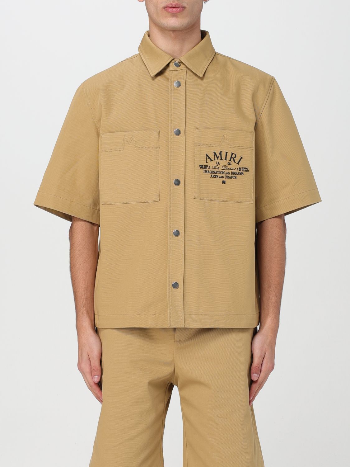 image of Amiri Shirt Men Beige (Size Medium)