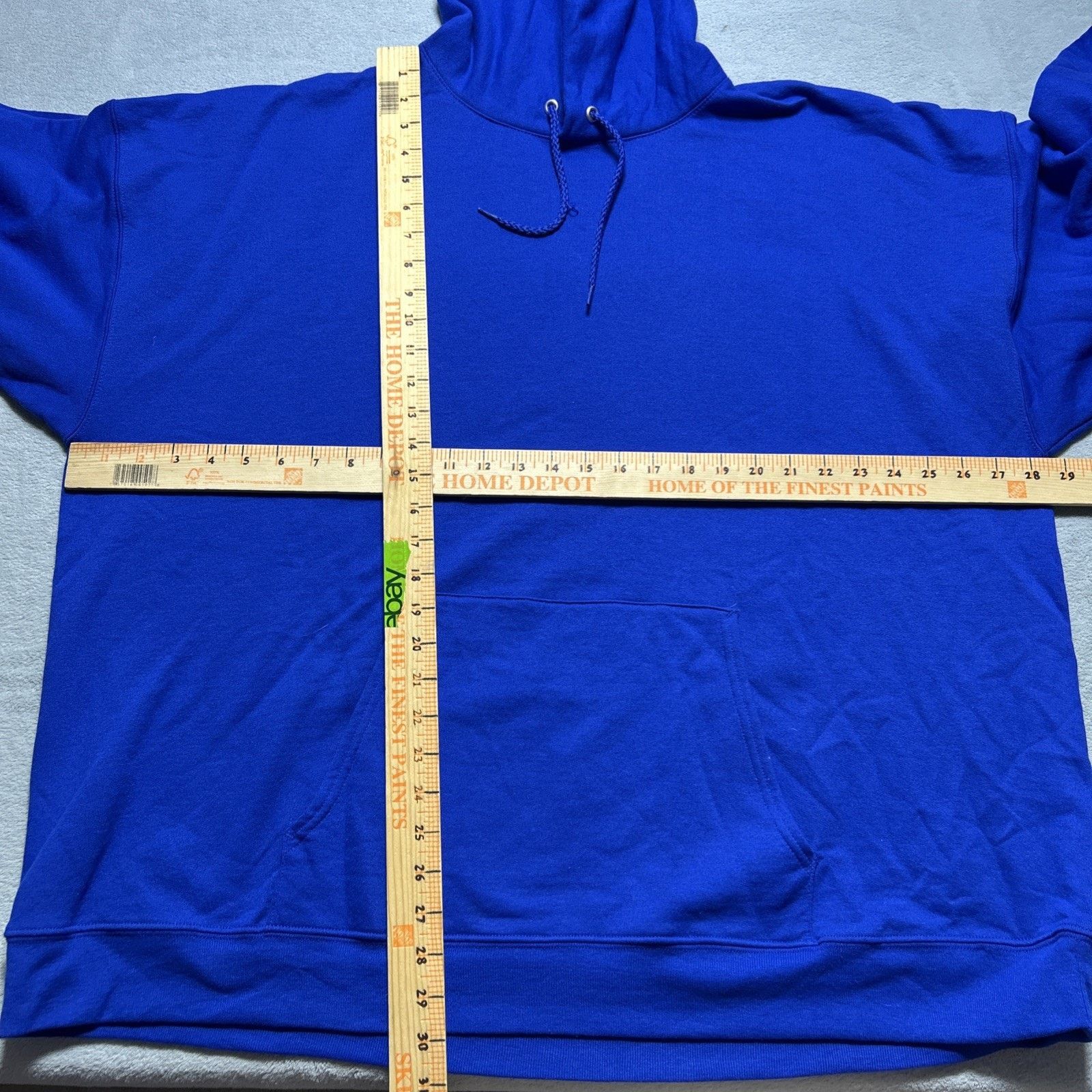 Nike Baggy Blank Fleece Hoodie Mens 3XL Blue Pullover Track Size US XXL / EU 58 / 5 - 4 Thumbnail