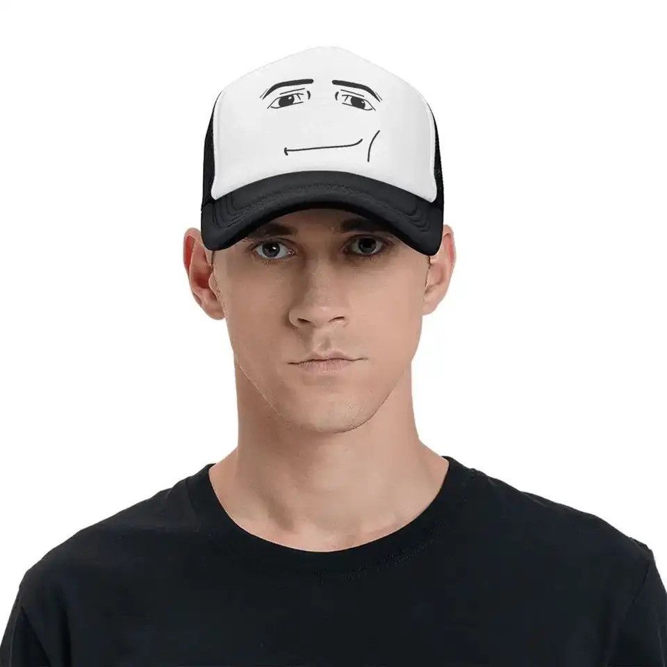 Japanese Brand × Vintage Robot Robloxs Face Baseball Cap Size ONE SIZE - 2 Thumbnail