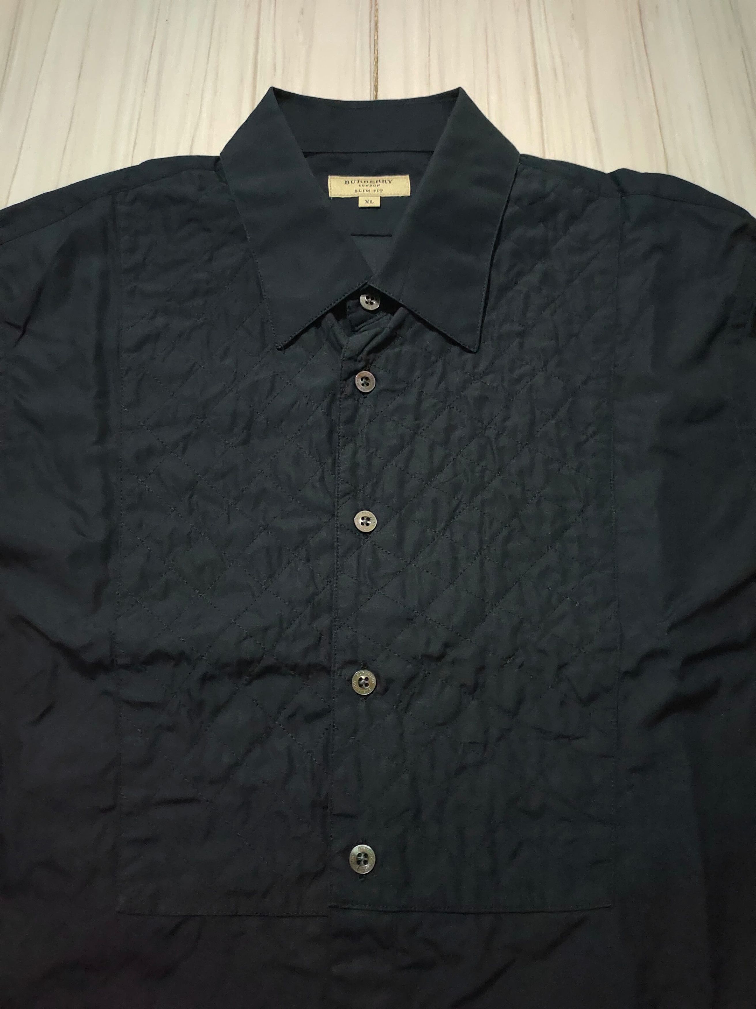 Burberry RARE ITEM !!! Burberry Shirt Made in UK Size US XL / EU 56 / 4 - 4 Thumbnail