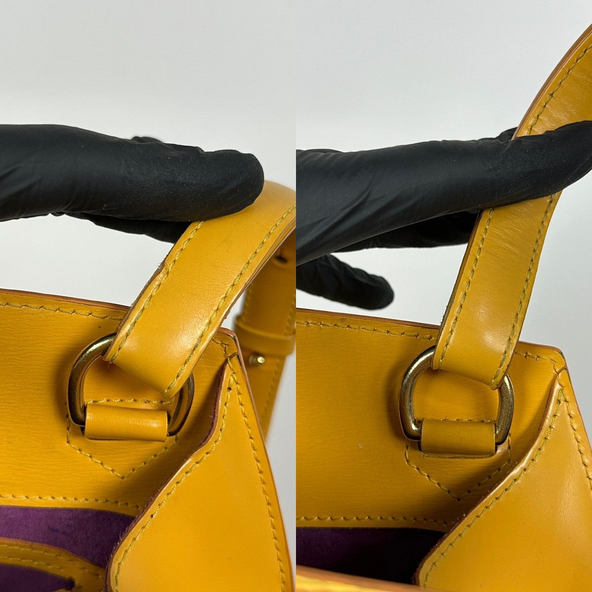 Louis Vuitton Louis Vuitton Epi Cluny Yellow Leather Shoulder Bag Size ONE SIZE - 17 Thumbnail