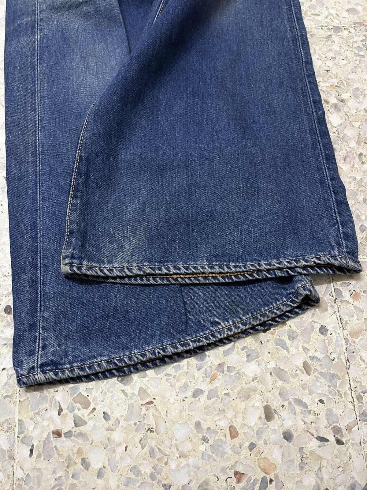 Vintage Bobson Made in Japan 70s Bell Bottom Jeans Scovill Hardware Size US 33 - 9 Thumbnail