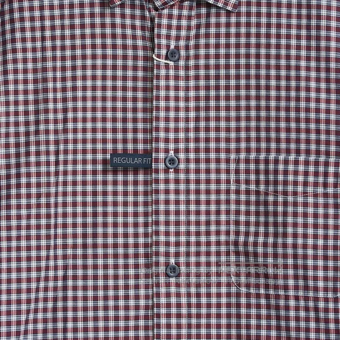 Ermenegildo Zegna Authentic ZEGNA Men's Logo Plaid Shirt. Size US M / EU 48-50 / 2 - 3 Thumbnail
