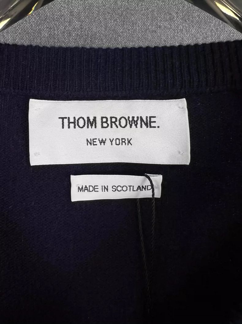 Thom Browne Thom browne TB four-bar cashmere knitted sweater 2504-Nexta Size US L / EU 52-54 / 3 - 3 Thumbnail